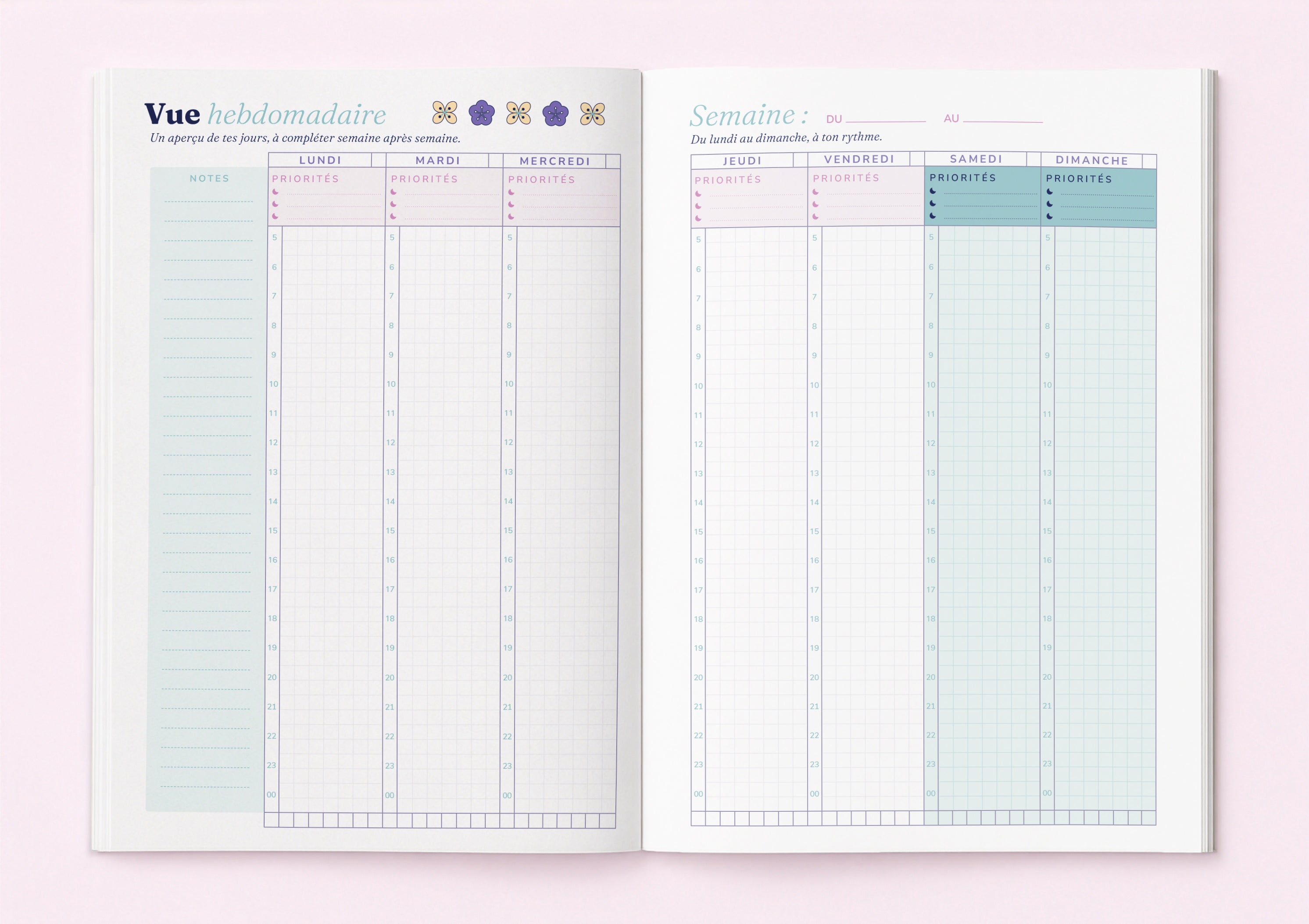 Bam's Planner — Carnet Guidé 6 Mois