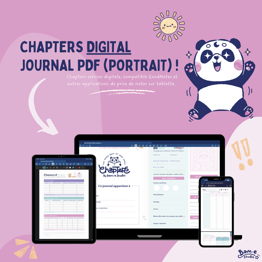 Chapters Digital — Journal PDF (Portrait)